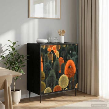 vidaXL Ladekast ZAANDAM Bosprint 66 x 36,5 x 76 cm Bewerkt, Verzenden