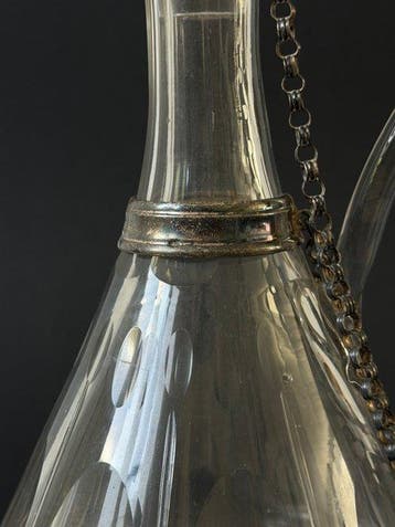 Karaf - Groot - .833 zilver - 19e Eeuws - Belle Époque