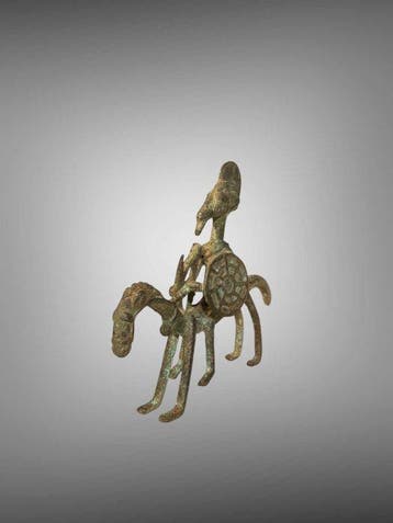 Bronze Dogon - cavalier en bronze - Dogon - Mali