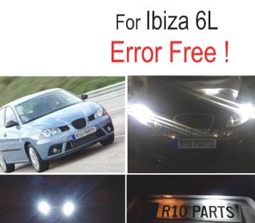 KIT 6 AMPOULES LED INTÉRIEUR POUR SEAT IBIZA IV MK4 6L 02-08, Verzenden, Nieuw