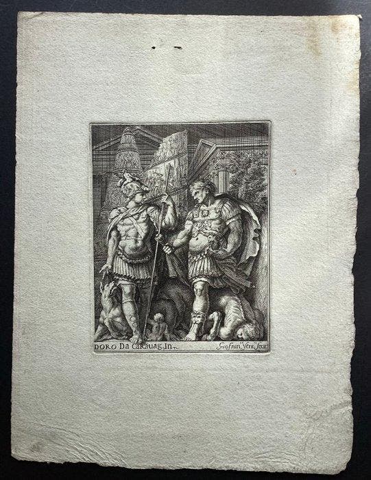 Polidoro da Caravaggio (c.1499-1543) after, engraved by, Antiquités & Art, Antiquités | Autres Antiquités
