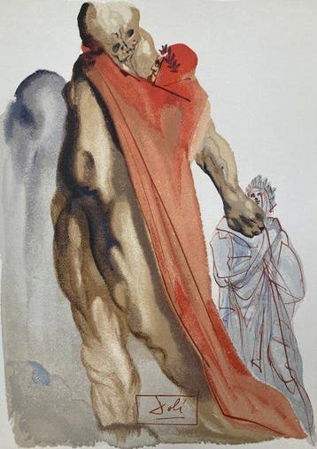 Salvador Dali (1904-1989) - Virgil’s admonishment - La