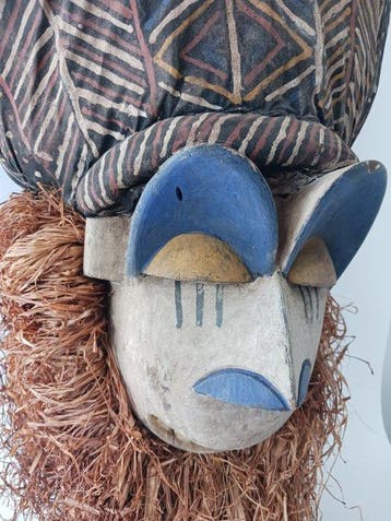 Mask - NGANU - Democratische Republiek Congo, Antiek en Kunst