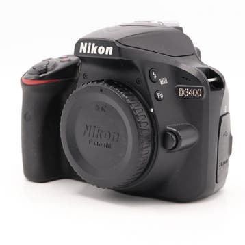 Nikon D3400 body zwart | Occasion, Ophalen of Verzenden, Nieuw