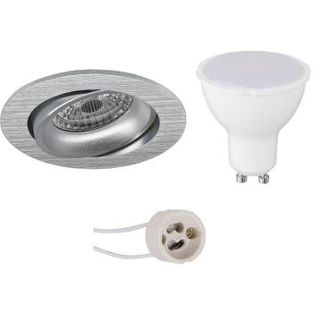 LED Spot Set Pragmi Delton Pro - 4W Kantelbare Ronde Inbouws, Verzenden