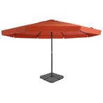 vidaXL Parasol met draagbare voet terracottakleurig, Verzenden, Nieuw