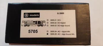 B-Models H0 - 3005.05 - Locomotive diesel (1) - Série 5705 -, Hobby & Loisirs créatifs, Trains miniatures | HO