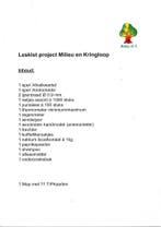 Alles-in-1 Leskist Project Milieu en Kringloop 2016, Verzenden