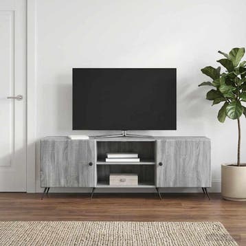 vidaXL TV Kast 150 x 31 x 50 cm Grijs sonoma Bewerkt hout, Verzenden, Nieuw