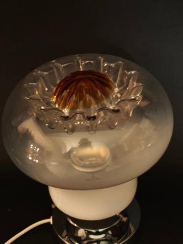 Tafellamp - Glas, Aluminium