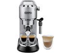 De Longhi - Semi automatische espressomachine - Zilver, Verzenden, Nieuw, Gemalen koffie