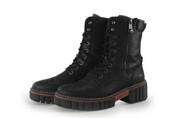 Mustang Veterboots in maat 41 Zwart, Kleding | Dames, Schoenen, Verzenden, Zwart, Overige typen, Zo goed als nieuw