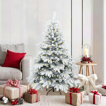 vidaXL Kunstkerstboom met 150 LED met standaard Wit 150 cm, Verzenden