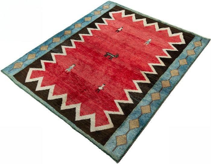 Handgeknoopt designer tapijt Gabbeh - Vloerkleed - 160 cm -, Huis en Inrichting, Stoffering | Tapijten en Vloerkleden