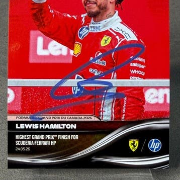 Ferrari - Topps Now - (032) Lewis Hamilton Highest grand, Nieuw