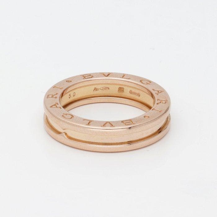 Bvlgari - Bague - B.zero 1 - 18 carats Or rose, Bijoux, Sacs & Beauté, Bagues