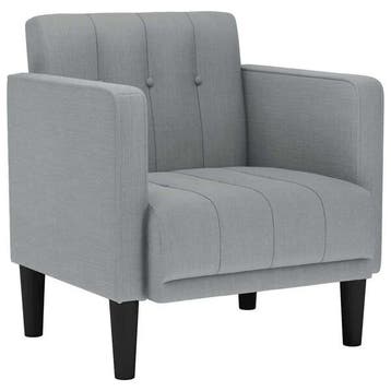 Stijlvolle Fauteuil Lichtgrijs | OP = OP | Snel weg!, Verzenden