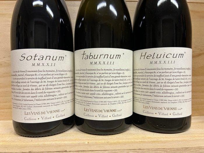 Vins de Vienne (Cuilleron, Gaillard, Villard) : Sotanum,, Collections, Vins