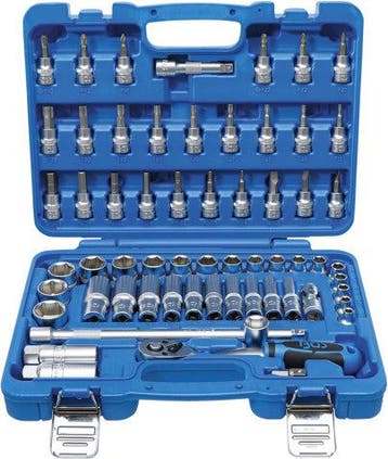 Dopsleutelset 10 mm (3/8) inches 61-dlg, Verzenden, Nieuw