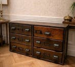 Kabinet - Hout - Kleine houten ladekast, Antiek en Kunst