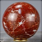 Natuurlijk zeldzaam rood jaspis-quartz Sphere, Himalaya-