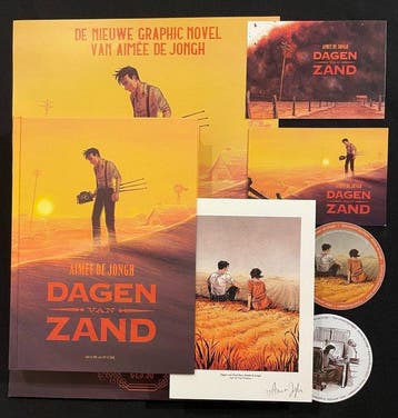 Dagen van zand - opdrachttekening / plus extras - 1 Album -, Boeken, Stripverhalen, Nieuw