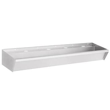 Wasbak | RVS | 4 Kraangaten | Incl. Afvoerplug |, Verzenden, Nieuw in verpakking
