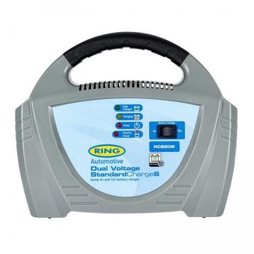 Accu-oplader 6/12 Volt 6 Amp - Acculader Ring (Gereedschap), Verzenden, Nieuw