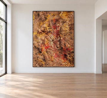 Charlotte Colard - VÉSUVE - XL pas de réserve - Abstract Art