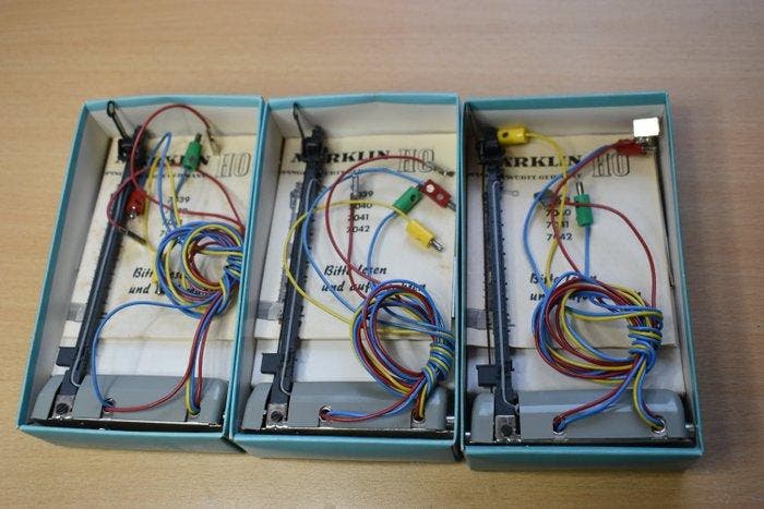 Märklin H0 - 7039 - Signalen (3) - Drie hoofdseinen, Hobby en Vrije tijd, Modeltreinen | H0