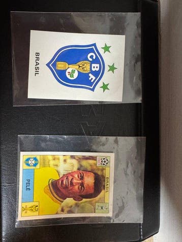 1970 Panini World Cup Stickers Pelé Sticker - Excellent (EX)