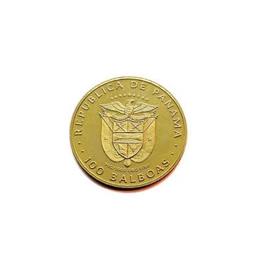 Panama. 100 Balboas 1977 Birth of Balboa