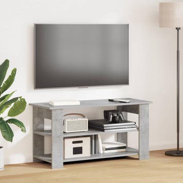 vidaXL TV-stand Beton Grijs 100 x 40 x 50 cm, Verzenden
