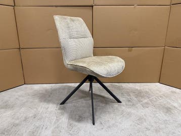 Veiling - Stoel Mellow (set van 8) - draaibaar - Stof Desert, Huis en Inrichting, Nieuw