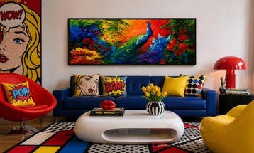 Karlos 110 x 59 cm - El Pavo Real en el Edén