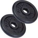 Halterschijven - Halter gewichten - 30 mm - 2x2.5 kg - Gieti, Verzenden, Nieuw