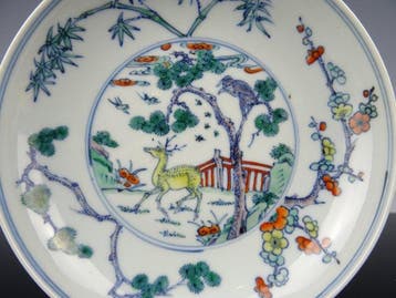 Bord - Porselein - Chenghua merk 1664-1911
