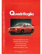 1992 ALFA ROMEO QUADRIFOGLIO MAGAZINE 38 NEDERLANDS