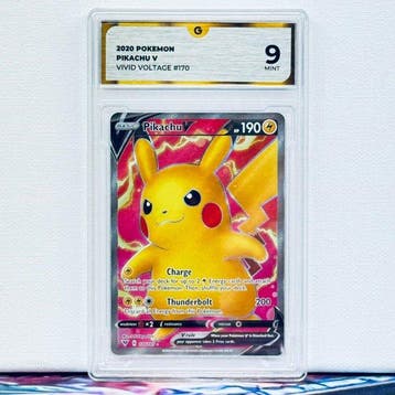 Pokémon Graded card - PIKACHU 170 - Pokémon - GG 9, Nieuw