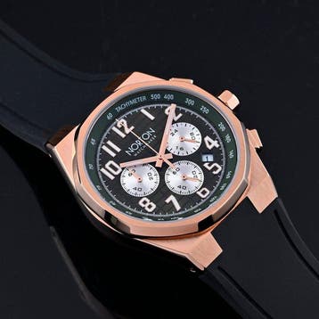 Norton - Loggia - Chronograph - Oro Rosa - Quadrante, Nieuw