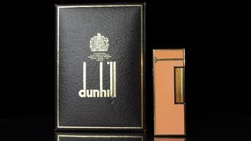 Dunill - Rare Model Lacquer Pattern Rollagas Lighter -, Nieuw