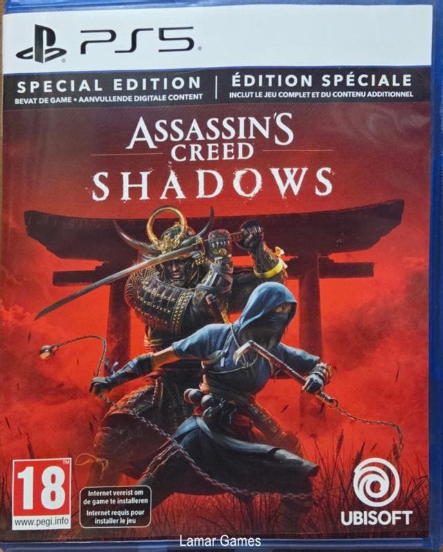 Assassins Creed Shadows Special Edition (ps5 tweedehands, Games en Spelcomputers, Games | Sony PlayStation 1, Ophalen of Verzenden