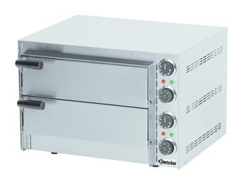 Pizzaoven | Elektrisch | Mini | 1x2 Ø35cm | 2 Kamers |, Verzenden