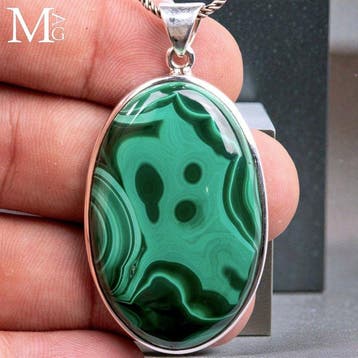 Gemme naturelle de malachite de qualité supérieure -