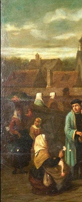 Joseph Henry Hubert Lies (1821-1865) - Le Marché
