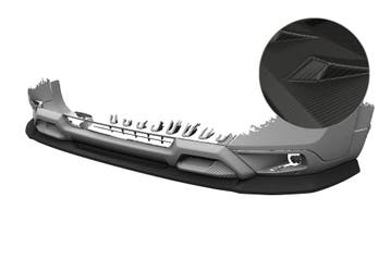 Cup spoilerlip met ABE voor Citroën C3 Aircross 2 CSL859-M, Verzenden, Nieuw
