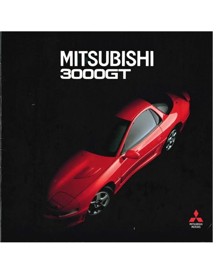 1992 MITSUBISHI 3000GT BROCHURE NEDERLANDS, Boeken, Auto's | Folders en Tijdschriften, Ophalen of Verzenden