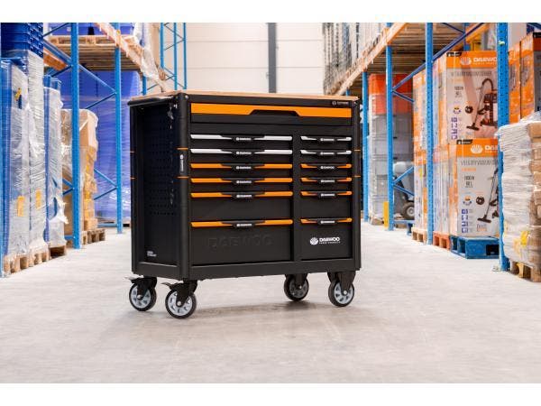 Veiling - Daewoo gereedschapswagen met werkblad 267-delig, Doe-het-zelf en Bouw, Gereedschapskisten, Nieuw