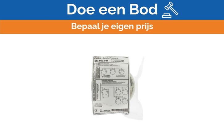 Bieden: Tyco 4B-C-D Fire Detector Mounting Bracket White -, Watersport en Boten, Bootonderdelen, Ophalen of Verzenden