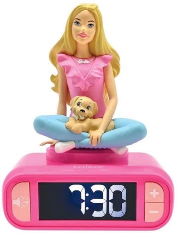 Digitale wekker met een 3D Barbie - met nachtlicht en, Verzenden, Nieuw